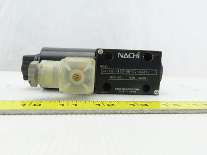 Nachi SA-G01-A13-GR-D2-8331J Solenoid Operated Directional Control Valve 24VDC