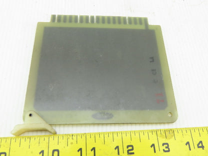Cincinnati Milacron 3-531-2226-+ Cimtrol Circuit Board Card Blank Plate