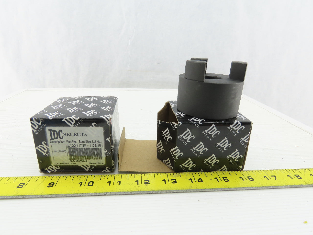 IDC Select L1007/8K 7/8" Bore Jaw Spider Coupling Lot Of 2