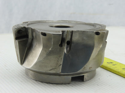 4" Indexing 6 Tooth Face Mill 1-1/4" Arbor Coolant Fed