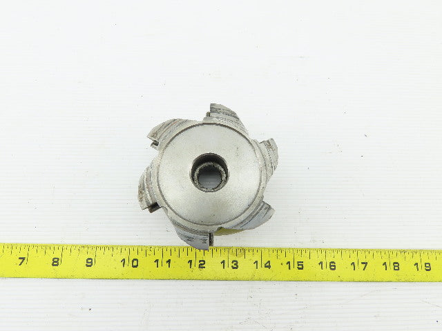4" Indexing 6 Tooth Face Mill 1-1/4" Arbor Coolant Fed