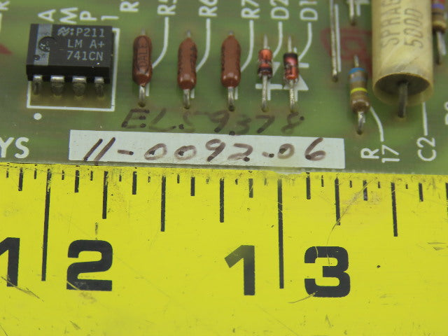 Gettys 11-0092-06 PCB Circuit Board Card