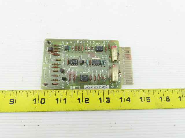 Gettys 11-0092-06 PCB Circuit Board Card
