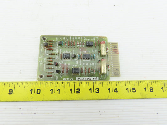 Gettys 11-0092-06 PCB Circuit Board Card