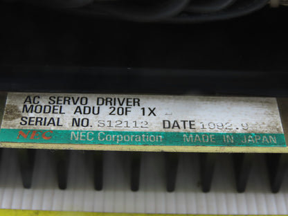 NEC ADU20F1XE 193-230118 AC Servo Driver