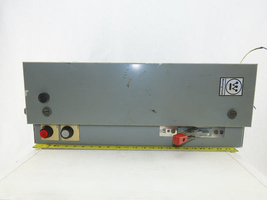 Westinghouse A204S1BAAC Size 1 200/230V 7.5Hp 120V Coil Combo Starter Disconnect