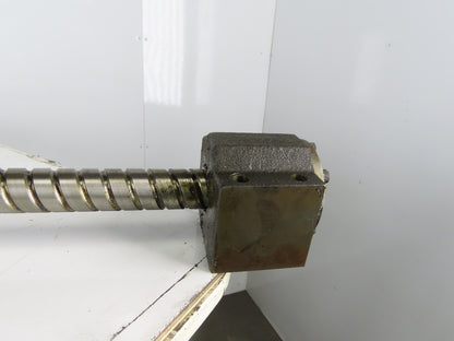 Warner Swasey 1" Ball Screw From Wiedematic Mach II W2040 CNC Turret Punch 68"