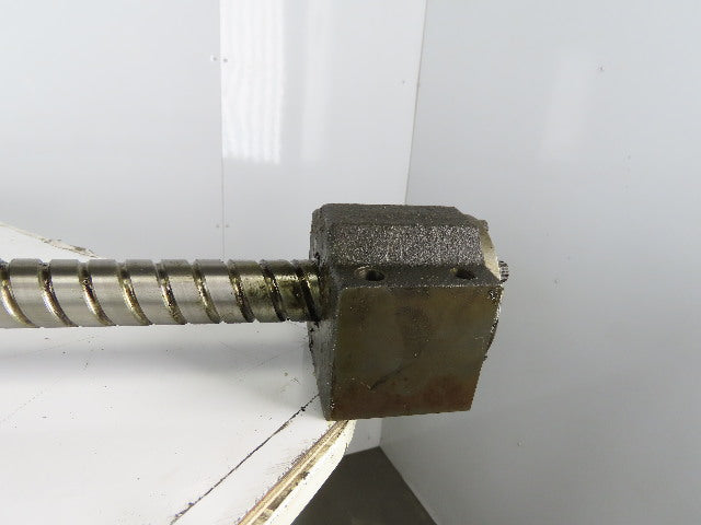 Warner Swasey 1" Ball Screw From Wiedematic Mach II W2040 CNC Turret Punch 68"