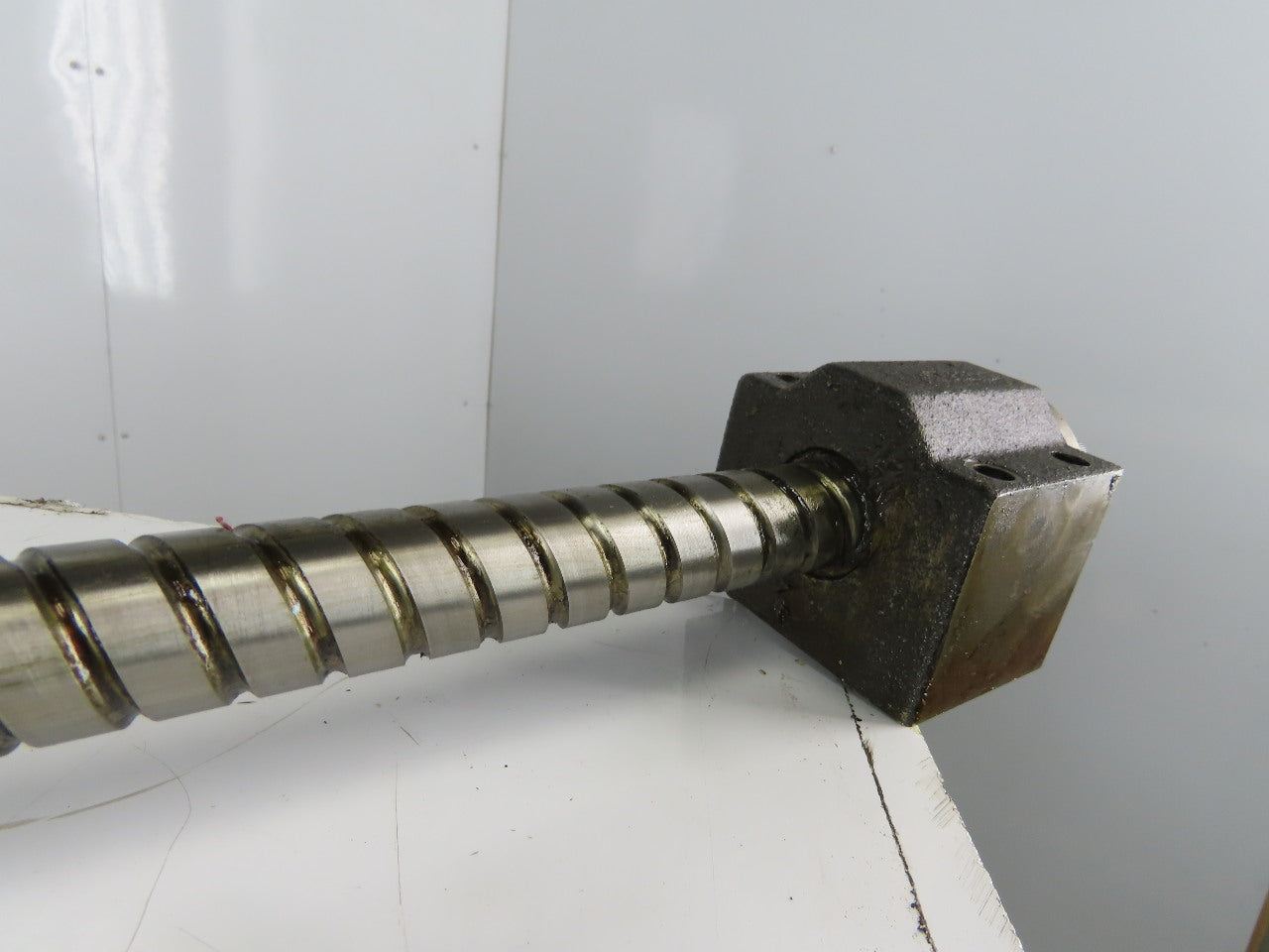 Warner Swasey 1" Ball Screw From Wiedematic Mach II W2040 CNC Turret Punch 68"