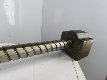 Warner Swasey 1" Ball Screw From Wiedematic Mach II W2040 CNC Turret Punch 68"