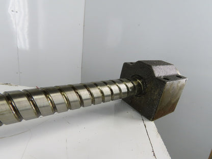 Warner Swasey 1" Ball Screw From Wiedematic Mach II W2040 CNC Turret Punch 68"