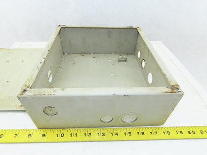11"x10"x4" Electrical enclosure With 2 Holes 7/8"  And 3 holes 1 1/8