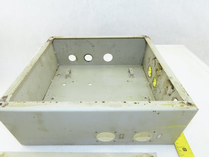11"x10"x4" Electrical enclosure With 2 Holes 7/8"  And 3 holes 1 1/8