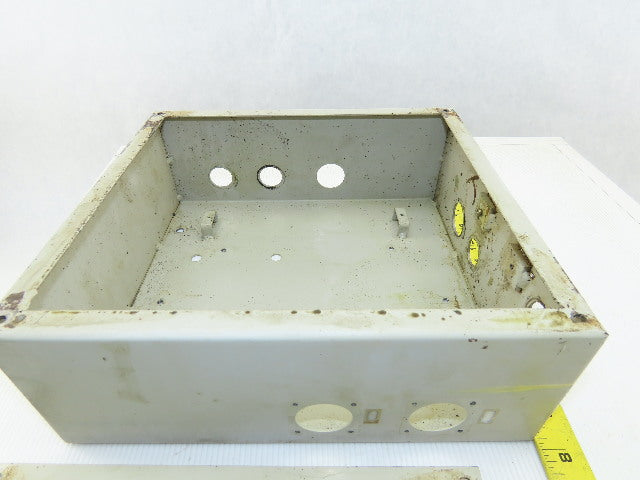11"x10"x4" Electrical enclosure With 2 Holes 7/8"  And 3 holes 1 1/8