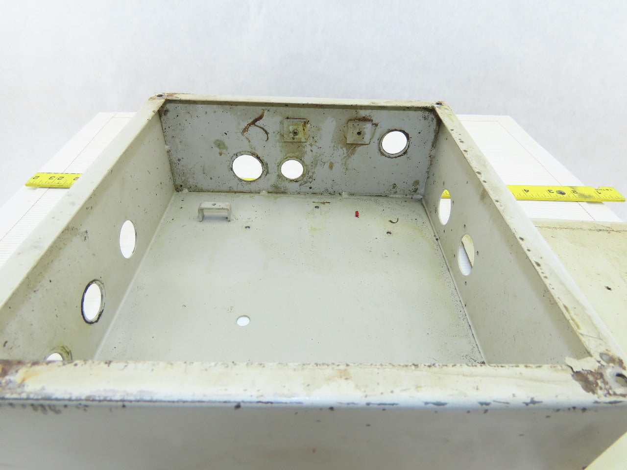 11"x10"x4" Electrical enclosure With 2 Holes 7/8"  And 3 holes 1 1/8
