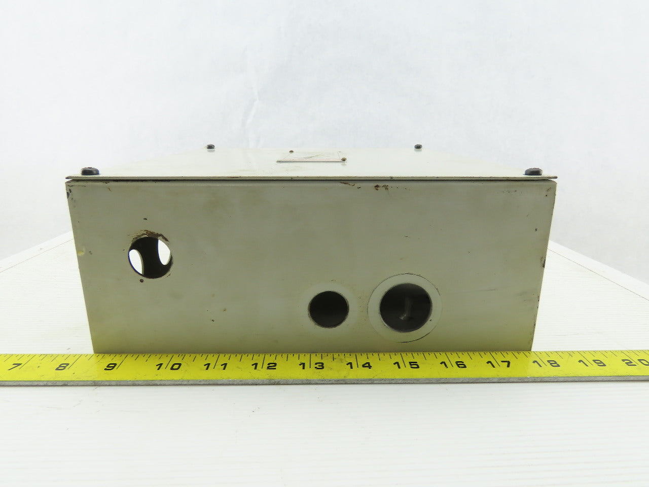 11"x10"x4" Electrical enclosure With 2 Holes 7/8"  And 3 holes 1 1/8