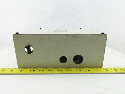 11"x10"x4" Electrical enclosure With 2 Holes 7/8"  And 3 holes 1 1/8