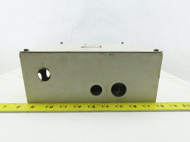 11"x10"x4" Electrical enclosure With 2 Holes 7/8"  And 3 holes 1 1/8