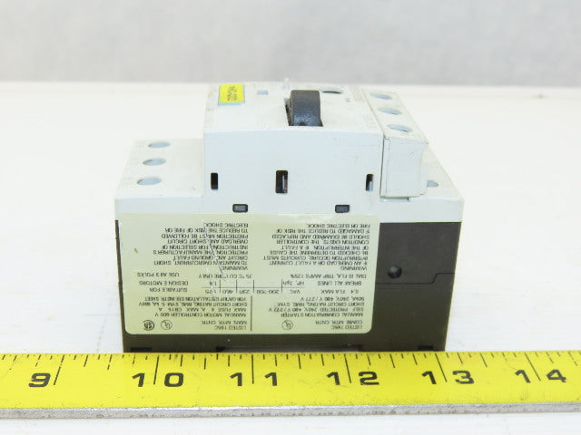 Siemens 3RV1011-0EA10 3Hp 600V 0.28-0.4A Manual Motor Starter Breaker Lot Of 4