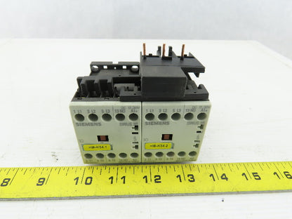Siemens 3RT1016-1KB41 600V 3Ph 5Hp Contactor Relay Set With Bridge