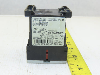 Siemens 3RH1131-1KB40 600V 10A 3Ph Contactor Relay Auxiliary 3NO+1NC 17-24VDC