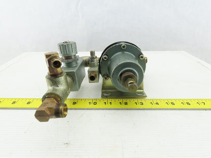 SMC XT14-135-03HB 3/8" Deceleration Valve With Check And Flow Control
