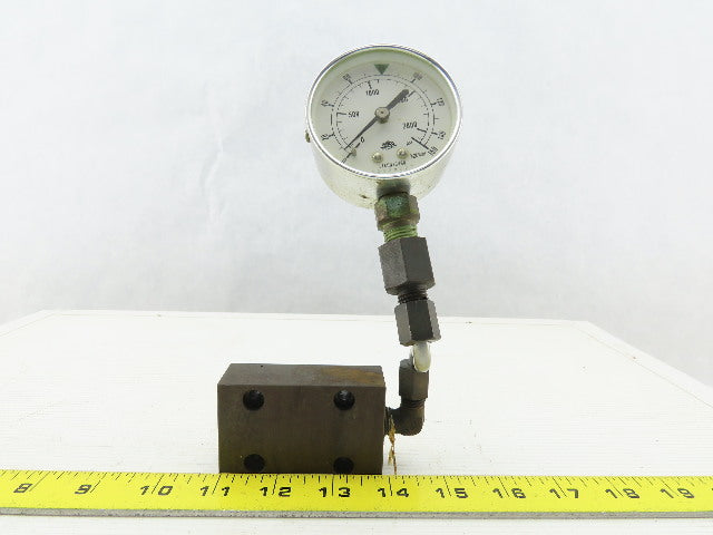 ISO 4401 Size Sandwich Pressure Monitoring Valve Section