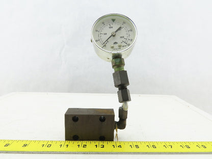 ISO 4401 Size Sandwich Pressure Monitoring Valve Section