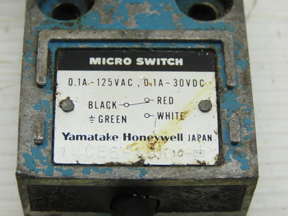 Honeywell 14CE6-1JK 125VAC 30VDC Lever Micro Limit Switch
