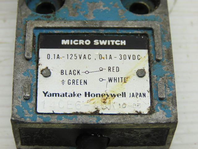 Honeywell 14CE6-1JK 125VAC 30VDC Lever Micro Limit Switch