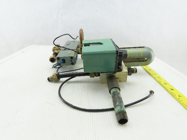 SMC 120-480V Pressure Switch Lubricator Secondary Valve Assembly