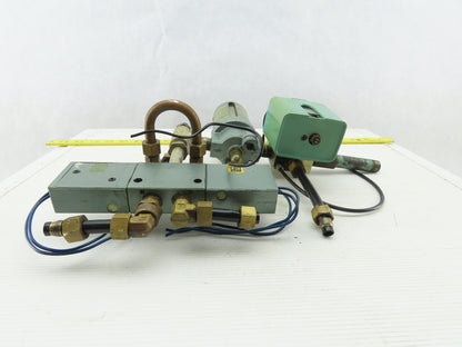 SMC 120-480V Pressure Switch Lubricator Secondary Valve Assembly