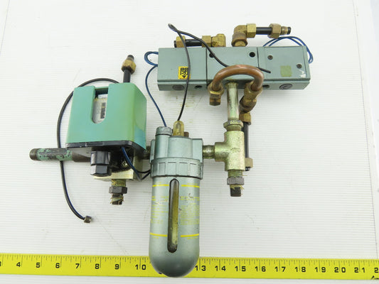 SMC 120-480V Pressure Switch Lubricator Secondary Valve Assembly