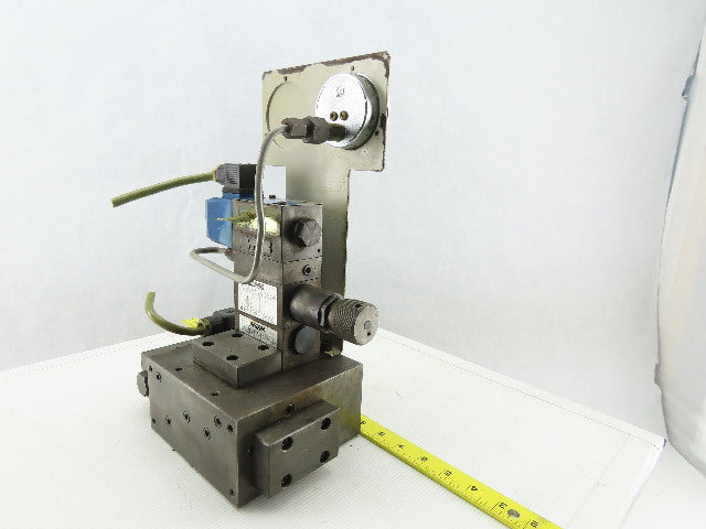 Vickers DG4V-3-2A-M-U1-1-7-50 Pressure Regulated Hydraulic Valve Stack Assembly