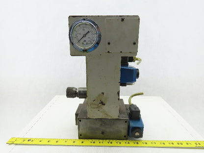 Vickers DG4V-3-2A-M-U1-1-7-50 Pressure Regulated Hydraulic Valve Stack Assembly