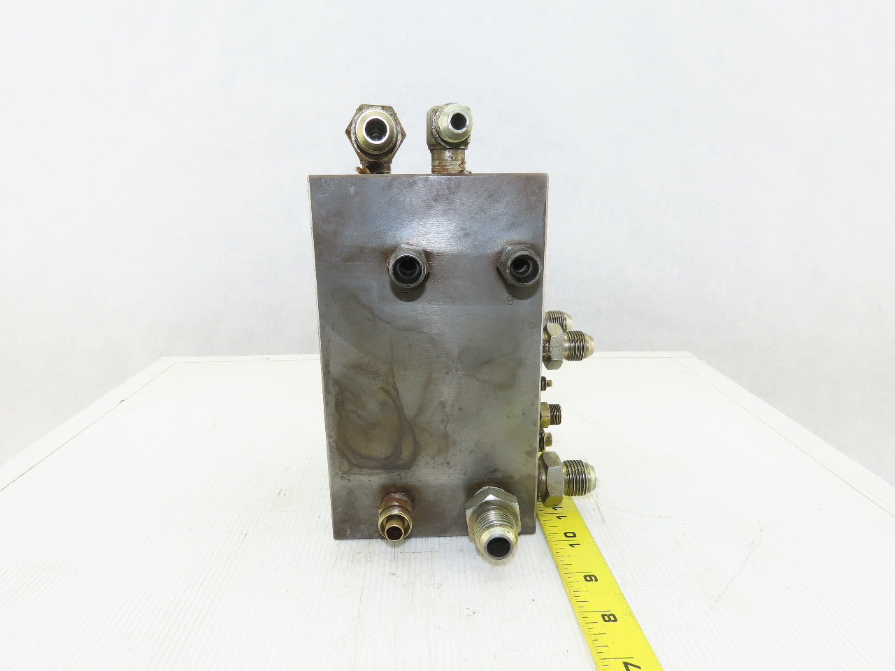 14 Port Hydraulic Manifold ISO 4401 Size Section For 4 Port Valve