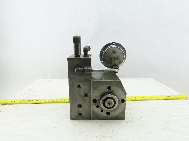 4 Port Hydraulic Manifold 3 Valve Section Pressure Reducing Flange