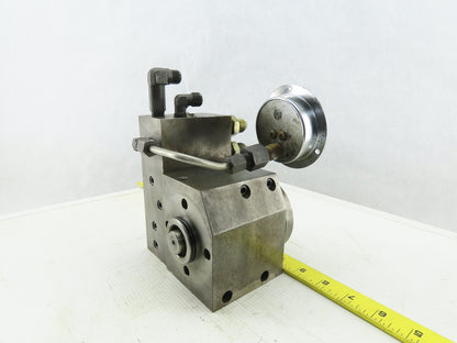 4 Port Hydraulic Manifold 3 Valve Section Pressure Reducing Flange