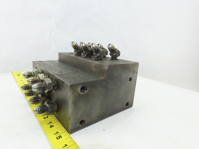 16 Port Steel Hydraulic Manifold