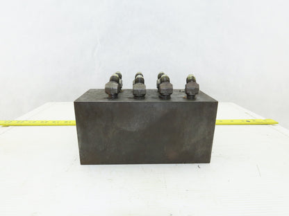 16 Port Steel Hydraulic Manifold