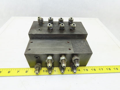 16 Port Steel Hydraulic Manifold