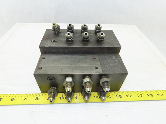 16 Port Steel Hydraulic Manifold