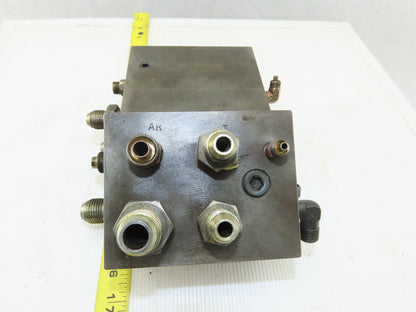 16 Port Steel Hydraulic Manifold