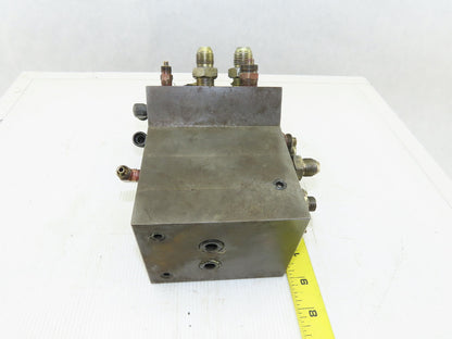 16 Port Steel Hydraulic Manifold
