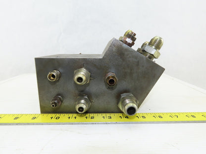 16 Port Steel Hydraulic Manifold