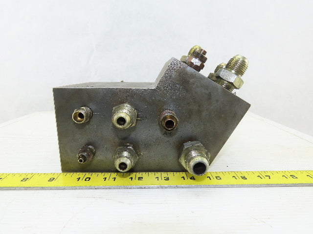 16 Port Steel Hydraulic Manifold