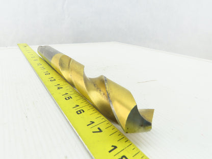 1-1/8", 118° Point, Twist Spiral 2 Flute, HSS, Extra Length Drill Bit 10-1/2" OAL