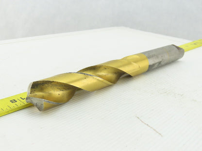 1-1/8", 118° Point, Twist Spiral 2 Flute, HSS, Extra Length Drill Bit 10-1/2" OAL