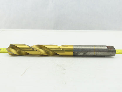 1-1/8", 118° Point, Twist Spiral 2 Flute, HSS, Extra Length Drill Bit 10-1/2" OAL