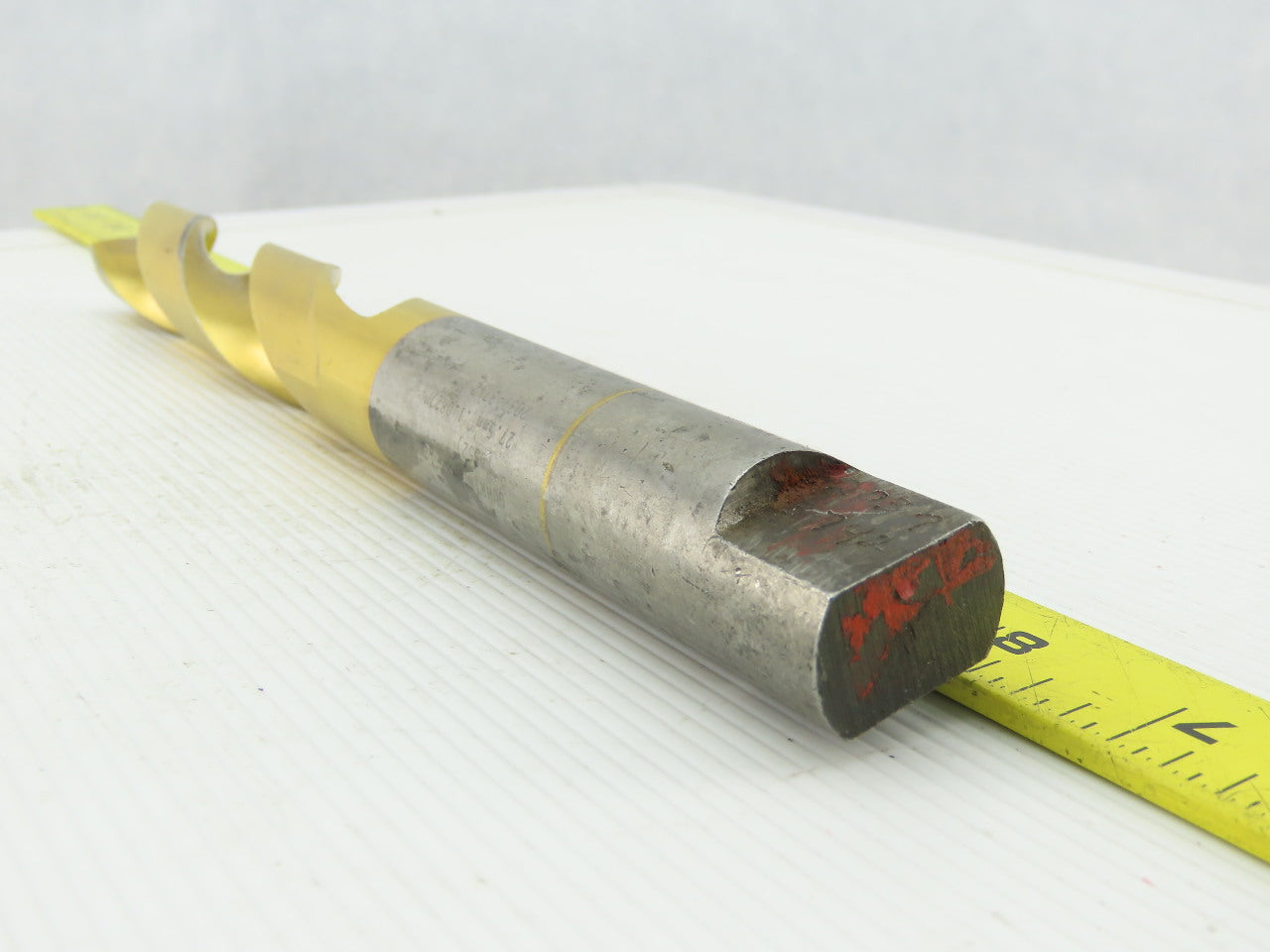 1-1/8", 118° Point, Twist Spiral 2 Flute, HSS, Extra Length Drill Bit 10-1/2" OAL